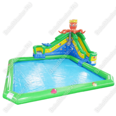 Наземный надувной аквапарк «Осьминог» 31*23*6 м