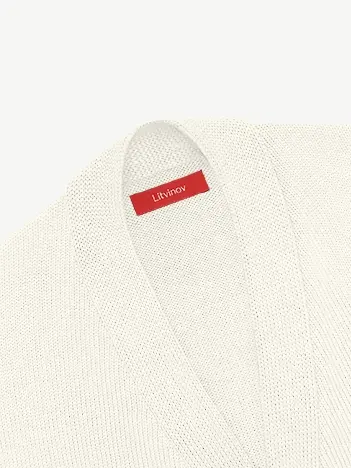 Кардиган с пуговицами из шелка