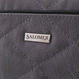 Сумка Саломея 226 македония серый + черный