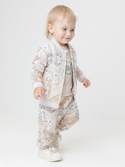 брюки  для девочки  КР 400883/бежевый 0403 Н086 к657