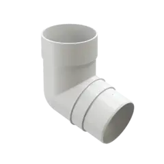 Колено 72˚ для водосточной трубы Premium, Пломбир Döcke (Деке)
