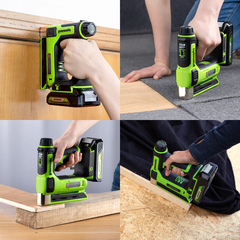 Степлер аккумуляторный Greenworks G24CS10 24V, без АКБ и ЗУ