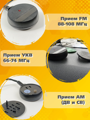 АНТЕНА АВТОМОБИЛЬНАЯ АКТИВНАЯ ВНУТРИСАЛОННАЯ ТРИАДА-100