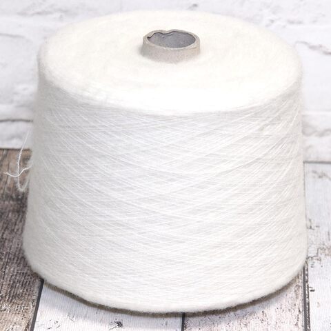 Вспушенная альпака POLIPELI AIACE GARZATO 1400 белый натуральный