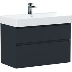 Allen Brau 1.210026.AM 1.210026.AM INFINITY Тумба 85, 2 ящ., антрацит матовый (346294) фото