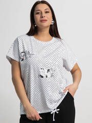 Блуза Ханна (белая) Б15356-20М LT Collection