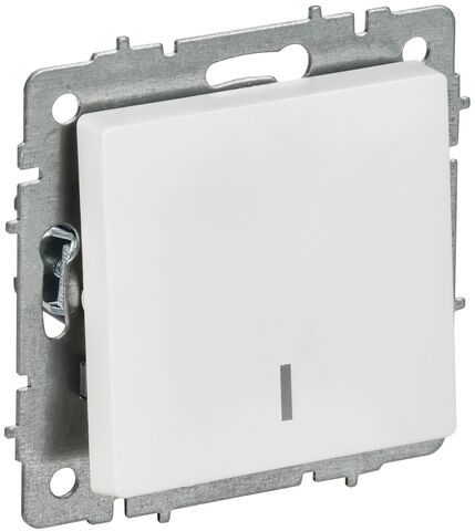 BRITE Выключ. 1-кл. прох. с инд. 10А ВС10-1-7-БрАБ а/б IEK