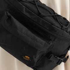 Сумка Alpha Industries Combat Waist Bag Black (Черный)