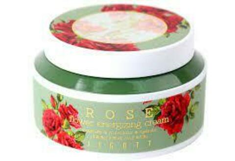 JIGOTT Крем для лица РОЗА ROSE Flower Energizing Cream, 100 мл