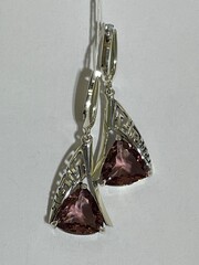 Этна ( серьги из серебра)