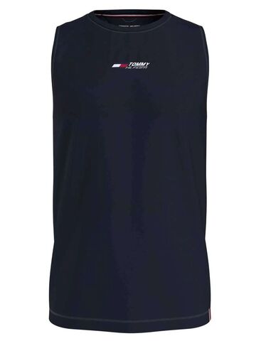 Теннисная футболка Tommy Hilfiger Essentials Training Tank Top - desert sky