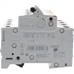 Выключатель автоматический модульный ABB S204 4п C 25А 6кА C25 2CDS254001R0254