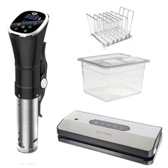 Набор для сувид Sea-Maid Standart Black Edition (термостат SV-3008 + вакууматор GN-2098 + контейнер + разделитель)