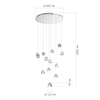 Светильник подвесной ST Luce Waterfall SL6017.101.13