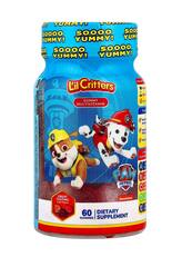 Lil critters, Paw Patrol The Movie, жевательные мультивитамины, натуральные фрукты, 60 жевательных таблеток