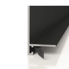 Микроплинтус ML15A анодированный черный