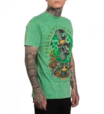 Affliction | Футболка мужская DISTILLED PISTOLS Tee A27835 справа