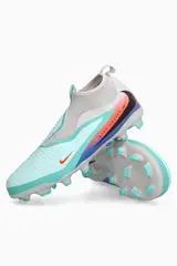 Бутсы Nike Phantom 6 High Academy FG/MG Junior - бирюзовый