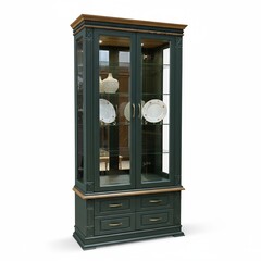 ВЕРДИ ЛЮКС h=224 Шкаф-витрина 2-дв. П1.0487.0.55