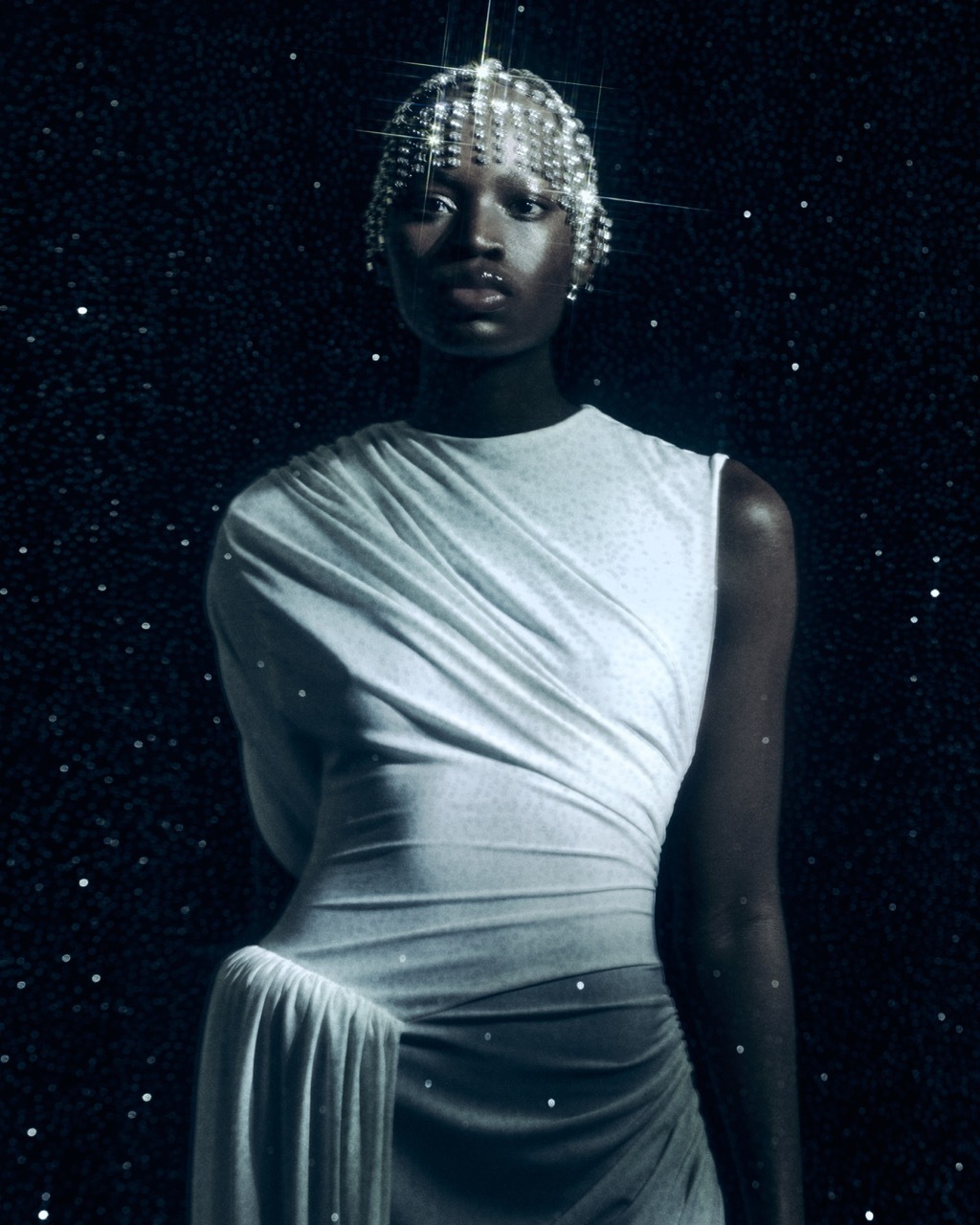 Платье с буфом