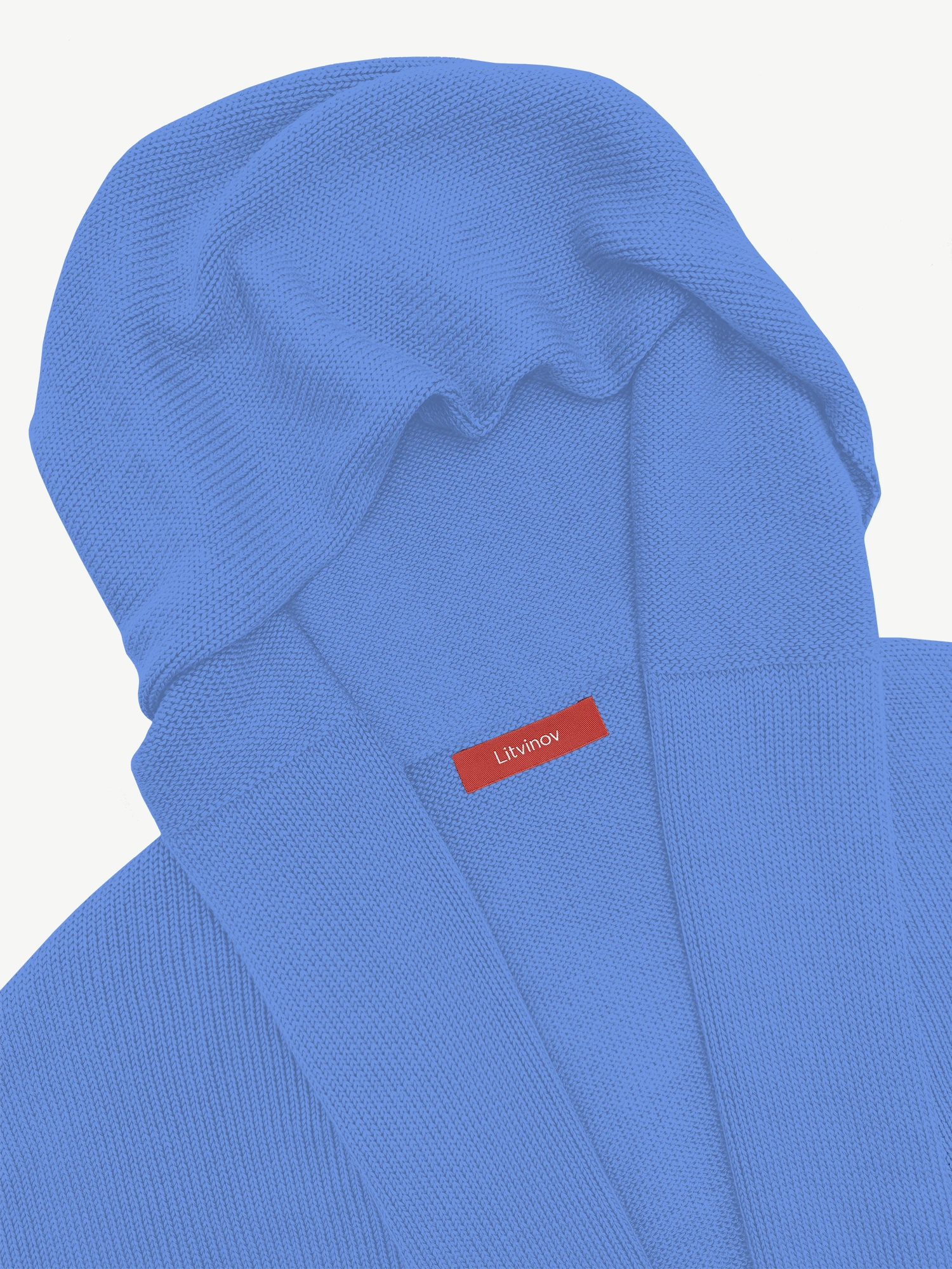 Кардиган с капюшоном из экохлопка