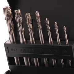 Набор метчиков машинных M3 -M12 HSSE DIN371/376 (Винт., C/2-3P, R35) 7пр Volkel 47817