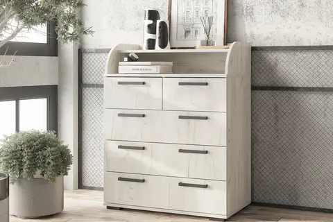 Комод Стандарт-1 NEW дуб крафт белый