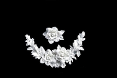 Силиконовый молд № 2154 Уголок мини + роза