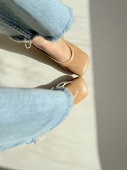 Женские туфли в бежево-розовом цвете Hestia TORTORA