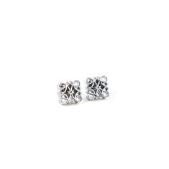 Серьги СНЕЖИНКА silver