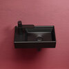Ceramica Nova Element CN6051RMB Умывальник подвесной прямоугольный (чаша справа, отверстие под смеситель слева), 41.7x21.7, цвет: чёрный