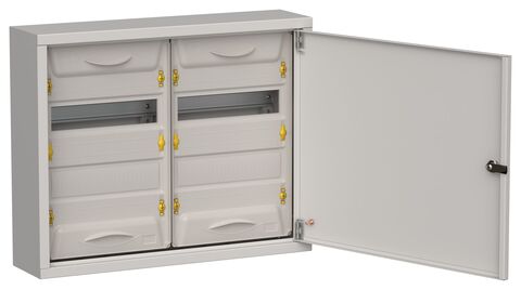 TITAN 5 Корпус мет. ЩРн-48 (2х24) 460х570х140 IP31 сер IEK