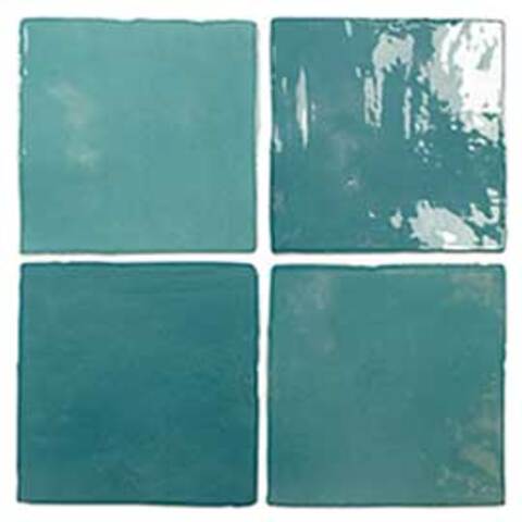 DNA Tiles Flash Turques 13x13