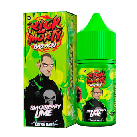 Rick & Morty Bad Acid Salt 2% Extra HARD 30 ml - Ежевика Лайм