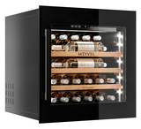 Винный шкаф MEYVEL MV31PRO-KBB1 69 л 592х572х596 мм сталь, черный