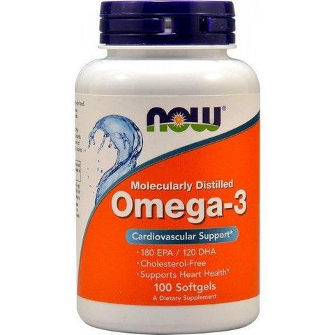 NOW OMEGA-3 1000 мг 100 СГЕЛС