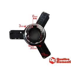 Нож QUATTRO ELEMENTI насоса фекального Sewage 1700F Ci-Cut (909-082-043)