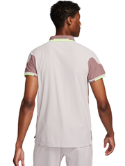 Теннисное поло Nike Court Slam Dri-Fit ADV Tennis Polo - smokey mauve/platinum violet/white