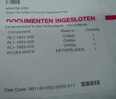 Комплект роликов обходного лотка HP LJ M630 (B3G84-67906)