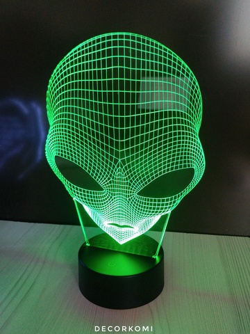 3D LED Светильник ДекорКоми 