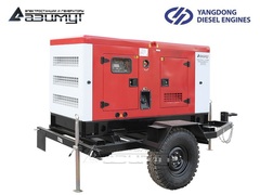 Дизельный генератор Азимут ЭД-64С-Т400-1РКМ55 Yangdong на шасси в кожухе