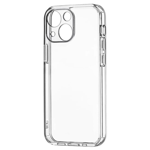 Силиконовый чехол TPU Clear case с защитой камеры (толщина 2.0 мм) для iPhone 13 Mini (Прозрачный)