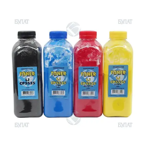 Тонер БУЛАТ s-Line CB381A (824A) для HP Color LJ CP6015 (Голубой, банка 320 г)