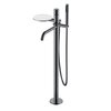 Boheme 129-SGM Смеситель STICK напольный Shine Gun Metal с ручкой DIMOND