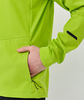 Элитная беговая ветрозащитная куртка с капюшоном Nordski Pro Energy 2.0 Lime Green мужская