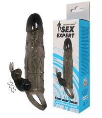 Насадка на член с вибрацией Sex Expert Your New Form - 
