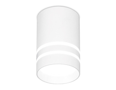 Накладной светодиодный точечный светильник Ambrella TN235 WH/S белый/песок