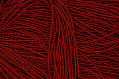 Фигурная канитель "Бамбук"  темно-бордовый 2,1мм