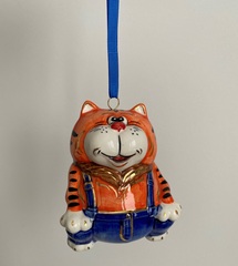 Ёлочная игрушка КОТ ТАИТИ