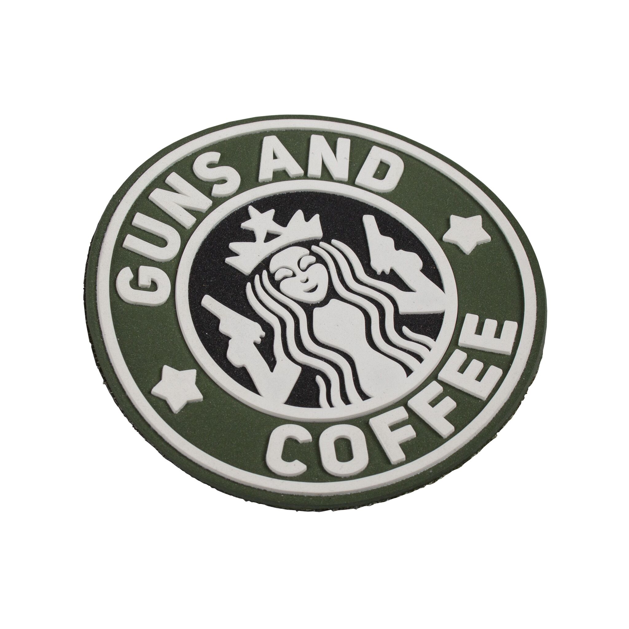 Патч ПВХ GUNS AND COFFEE